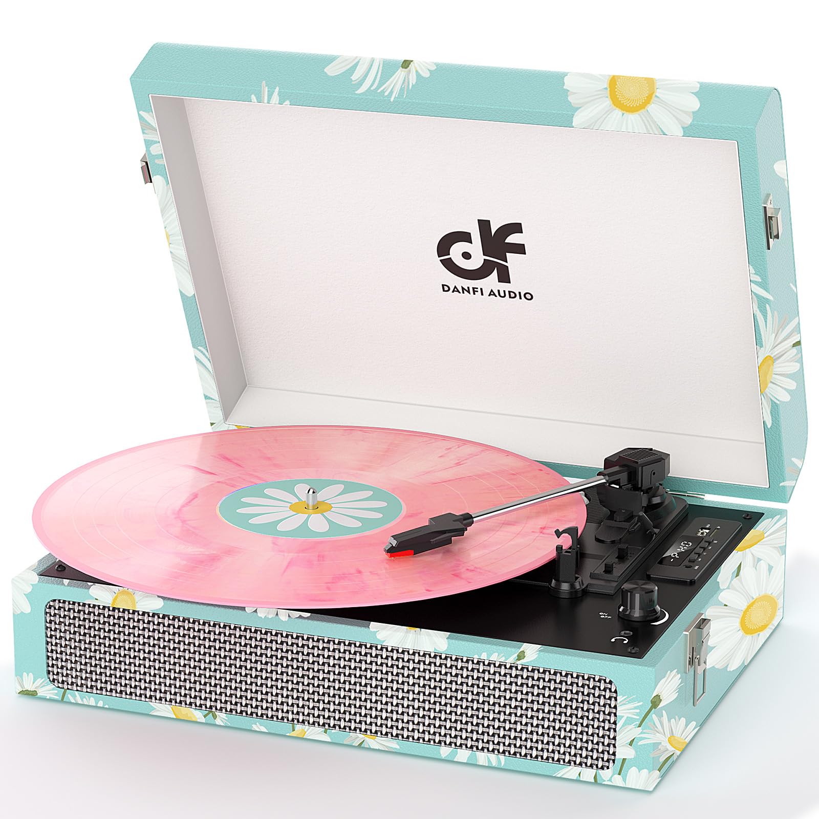 Amazon.com: Vinyl Record Player Bluetooth with Built-in Speakers